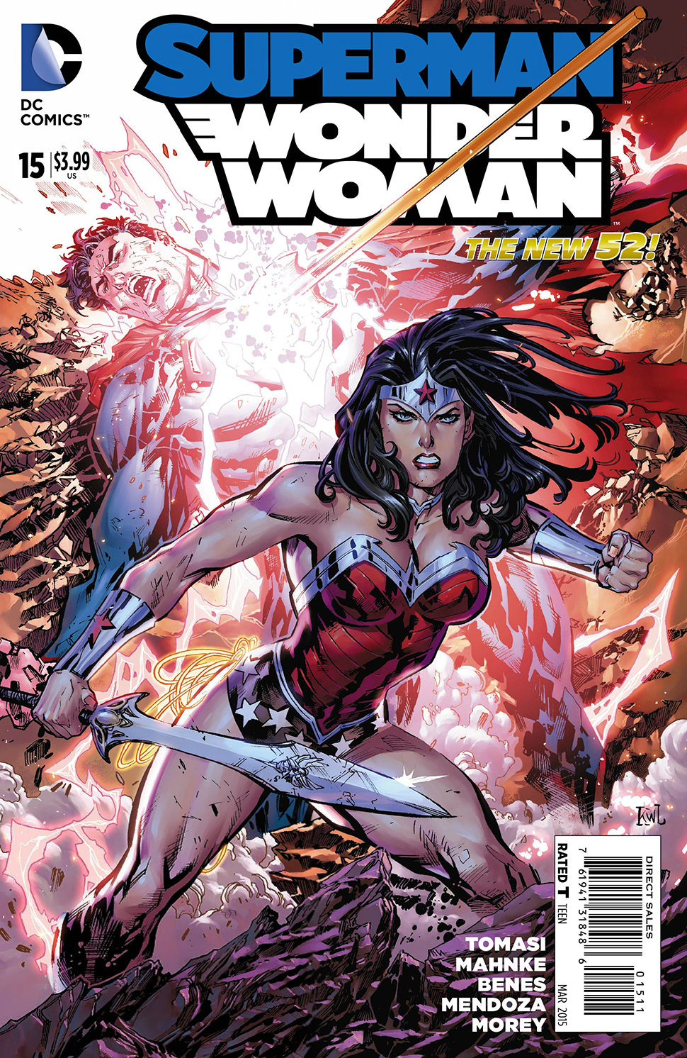 Superman / Wonder Woman #15 cover