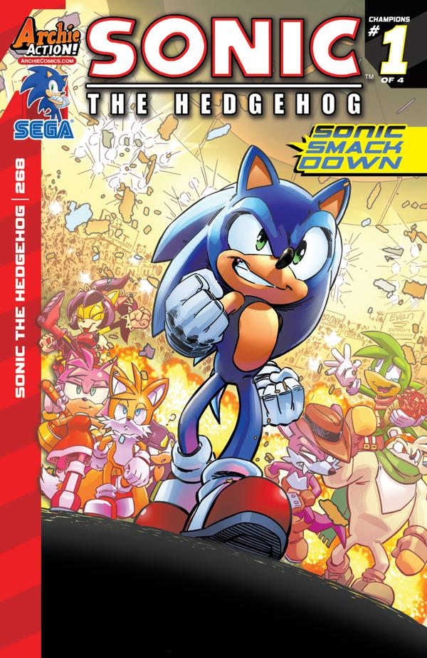 Sonic the Hedgehog #268 cover