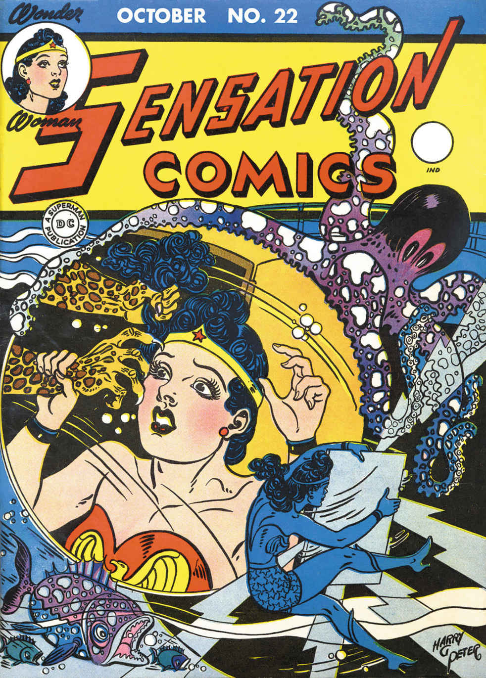 Sensation Comics #22 cover