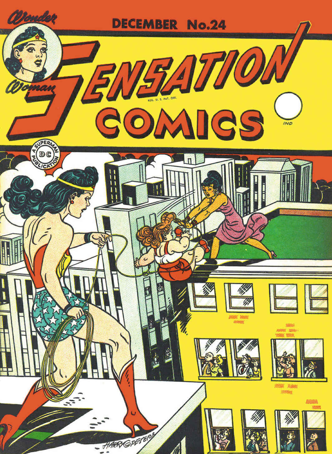 Sensation Comics #24 cover