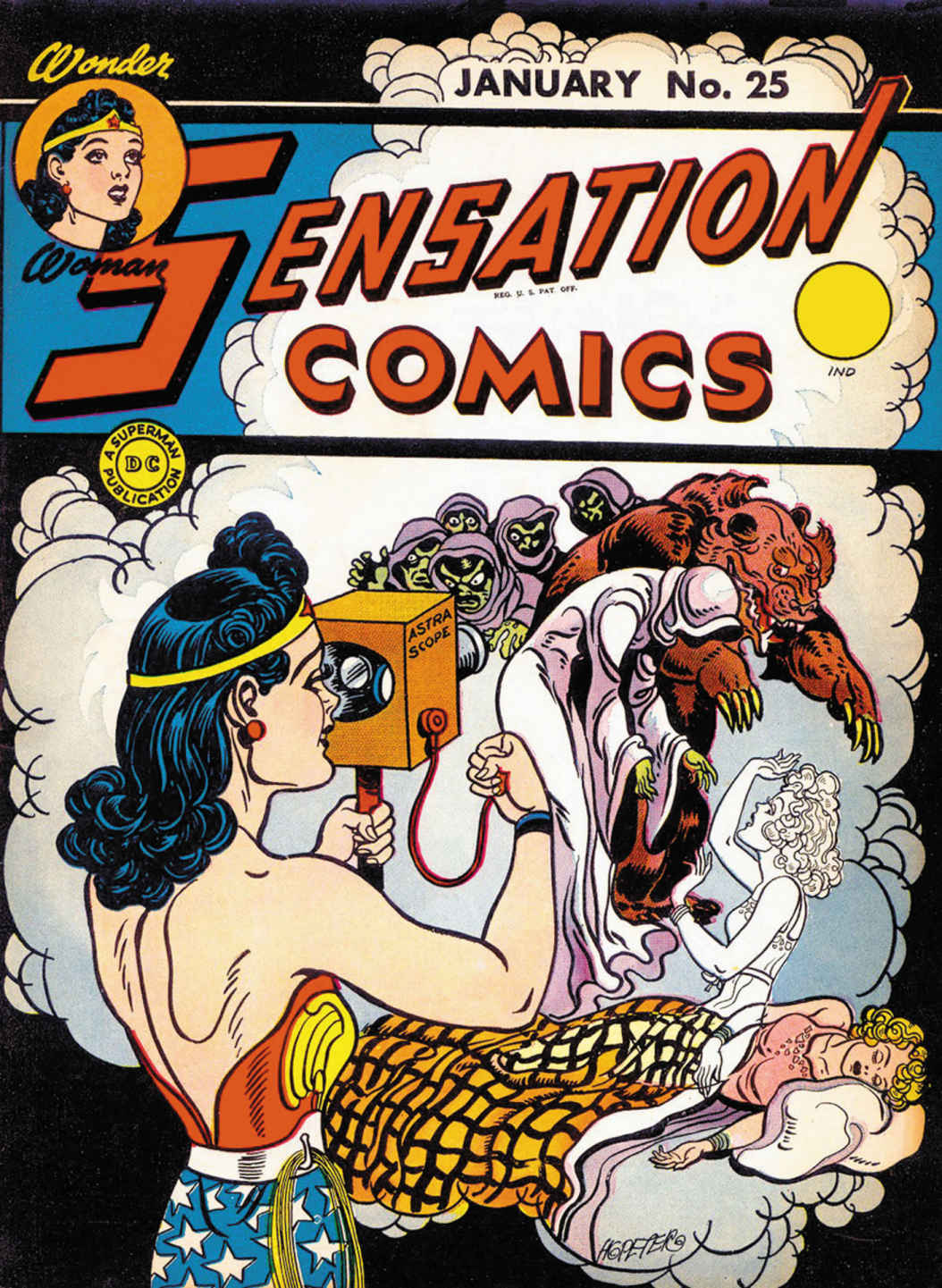 Sensation Comics #25 cover
