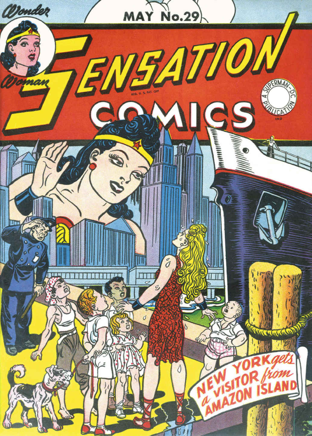 Sensation Comics #29 cover