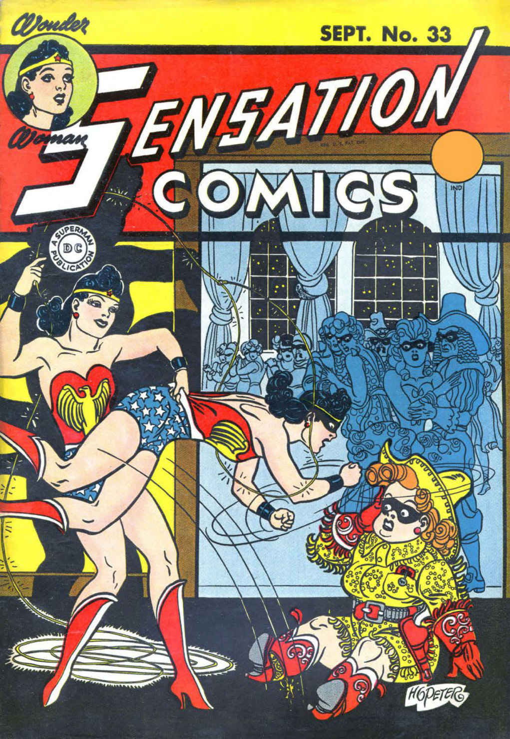 Sensation Comics #33 cover