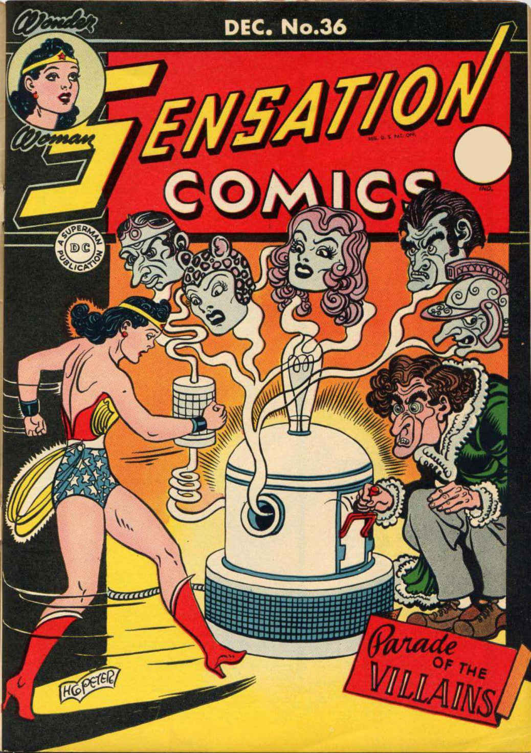 Sensation Comics #36 cover