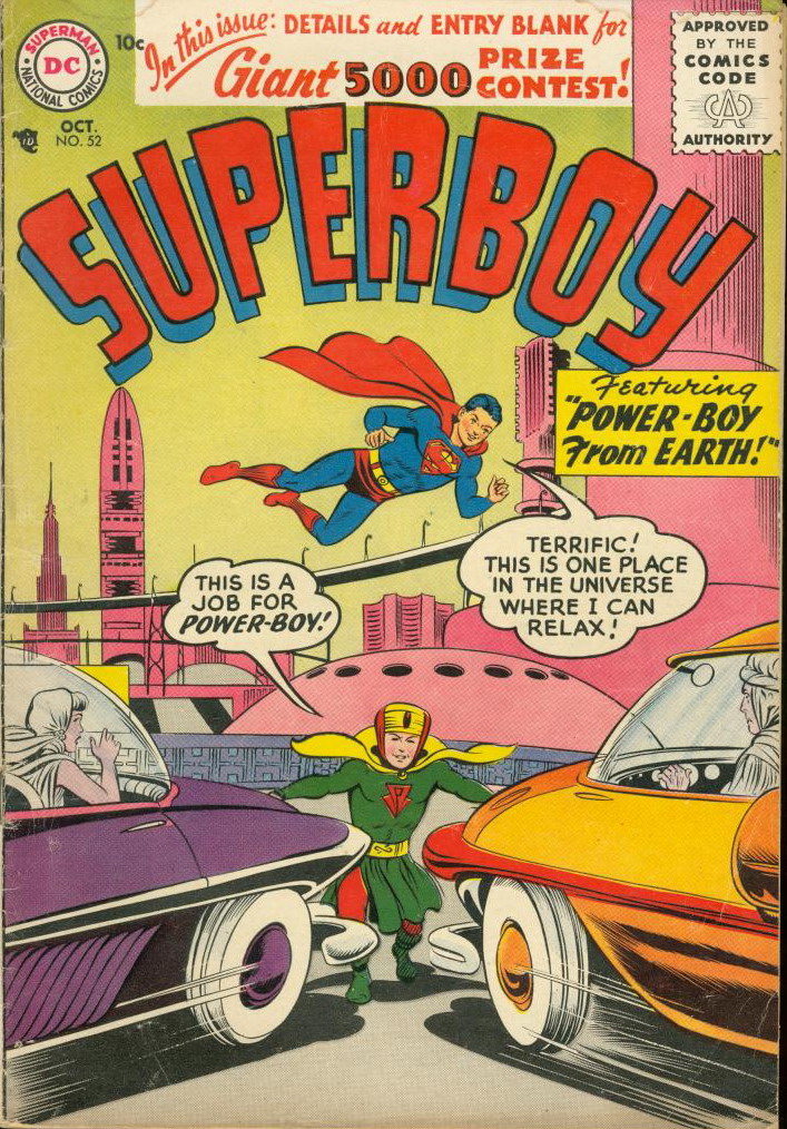 Superboy #52 cover