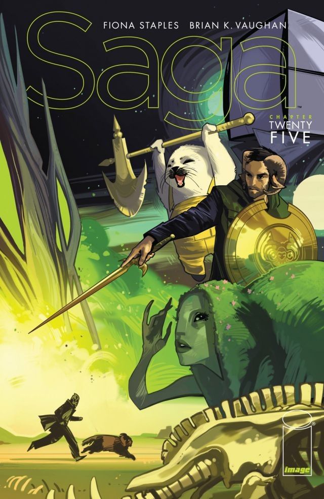 Saga #25 cover