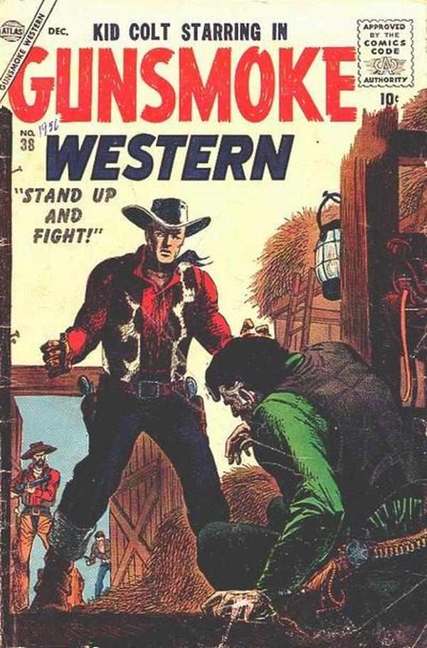 Gunsmoke Western #38 cover