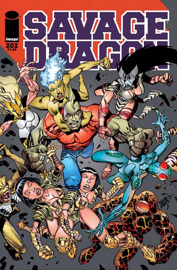 Savage Dragon #202 cover