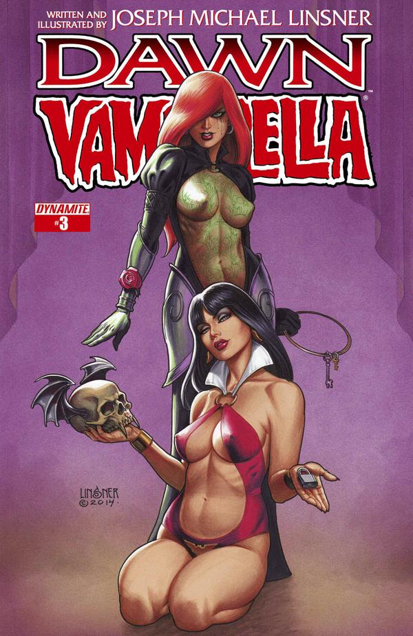 Dawn / Vampirella #3 cover