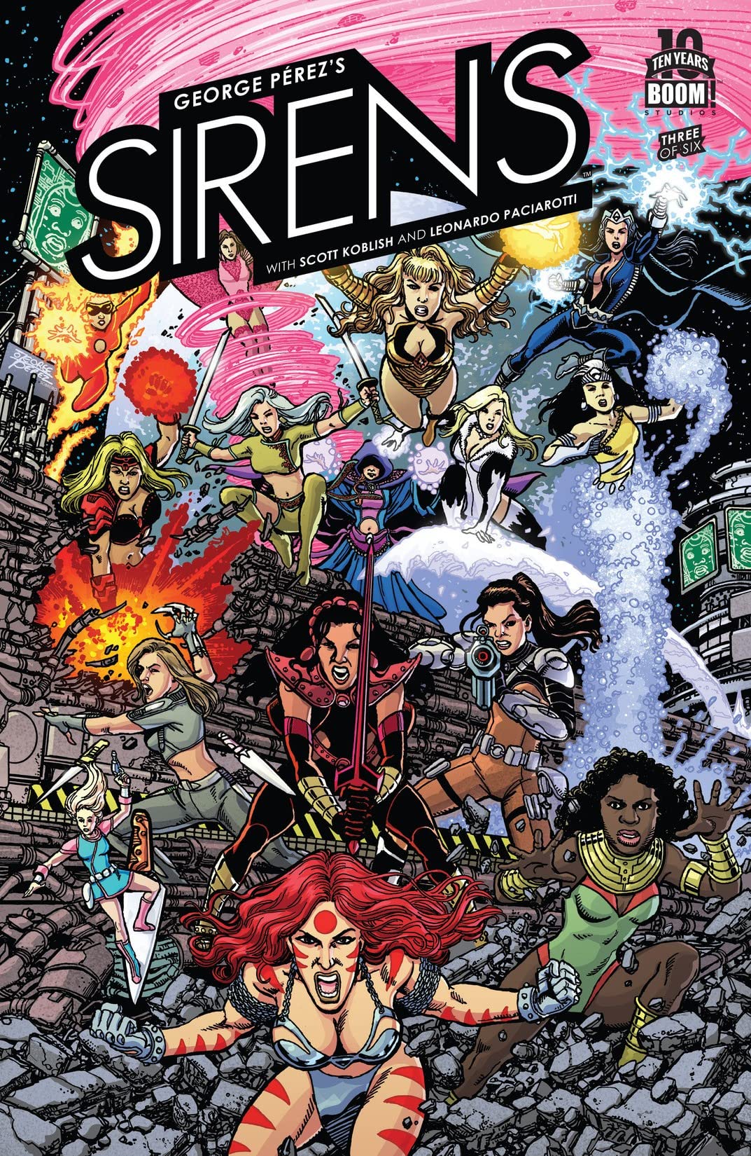 George Pérez's Sirens #3