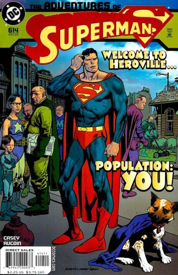 Adventures of Superman #614 cover