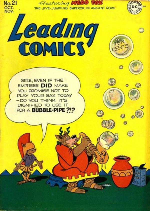 Leading Comics #21 cover