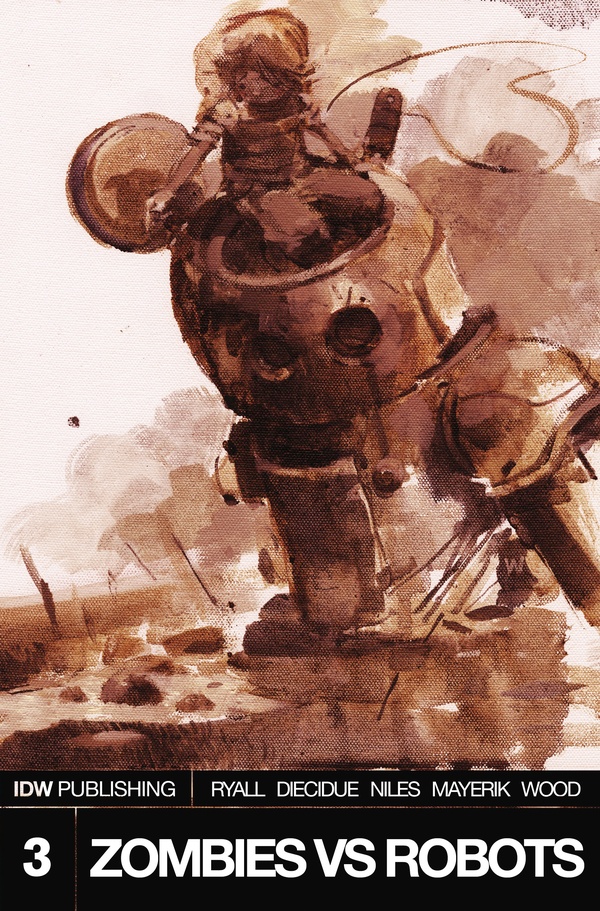Zombies vs. Robots #3 cover