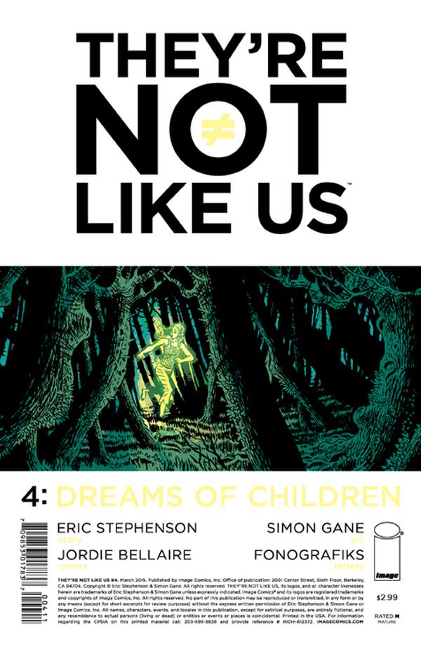 They're Not Like Us #4 cover