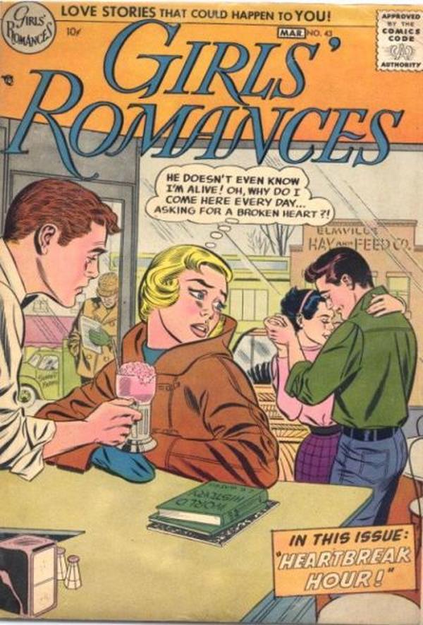 Girls' Romances #43 cover