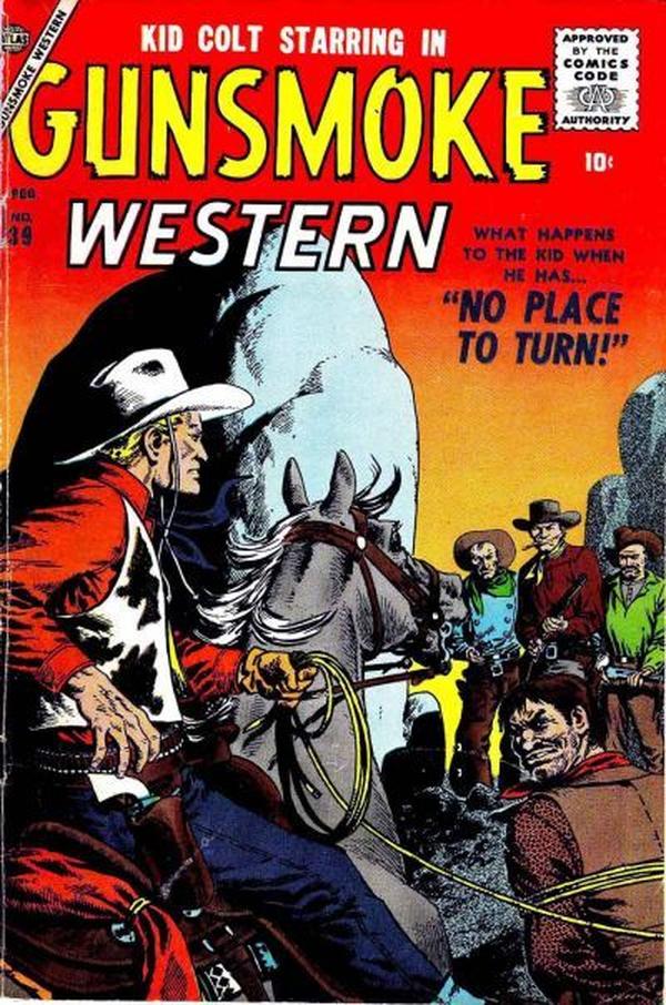 Gunsmoke Western #39 cover