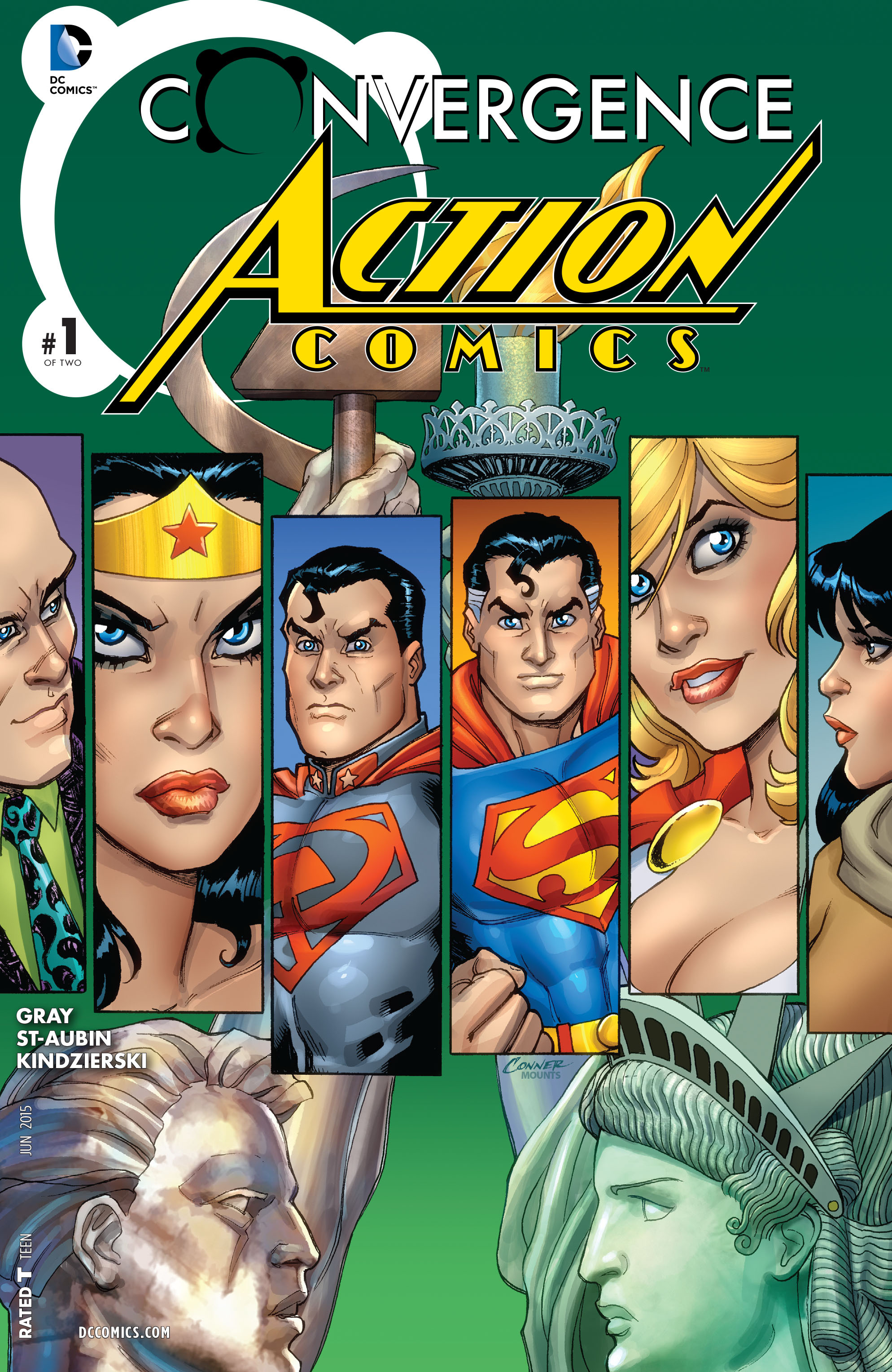 Convergence Action Comics #1 cover