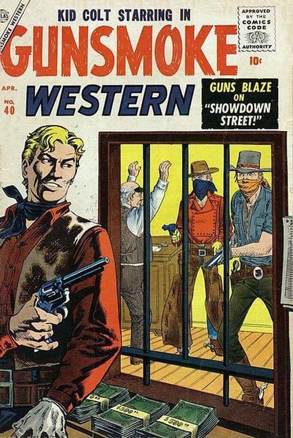 Gunsmoke Western #40 cover