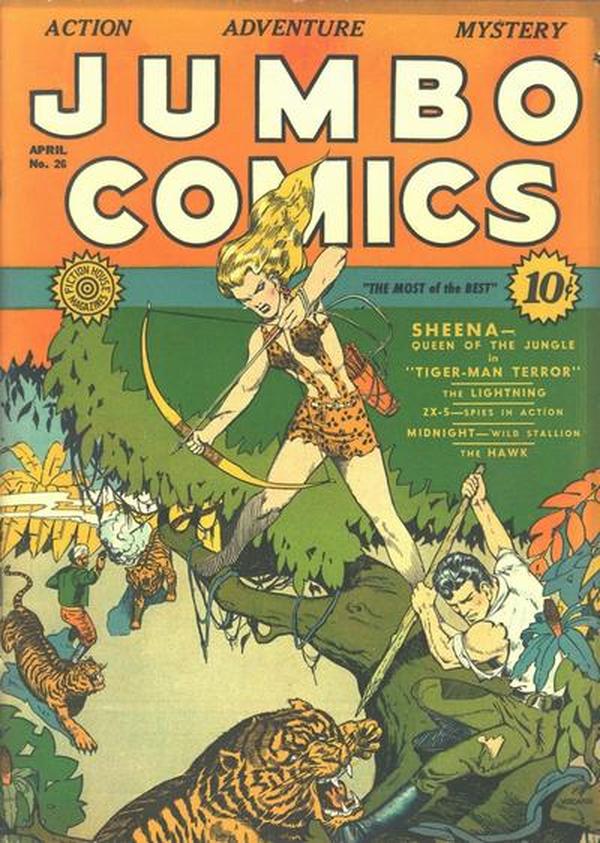 Jumbo Comics #26 cover