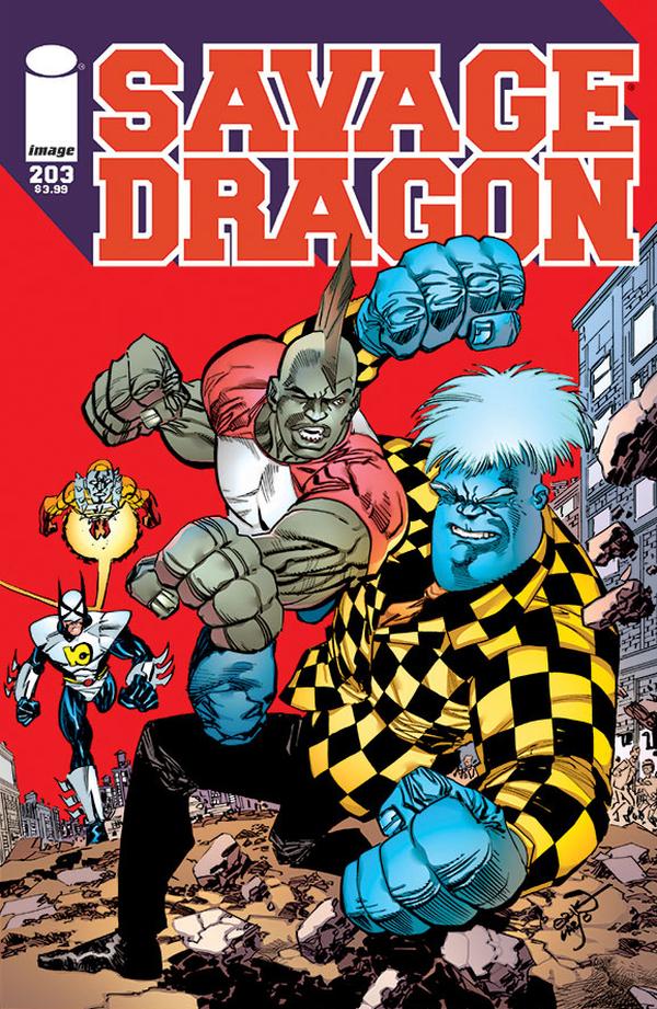 Savage Dragon #203 cover