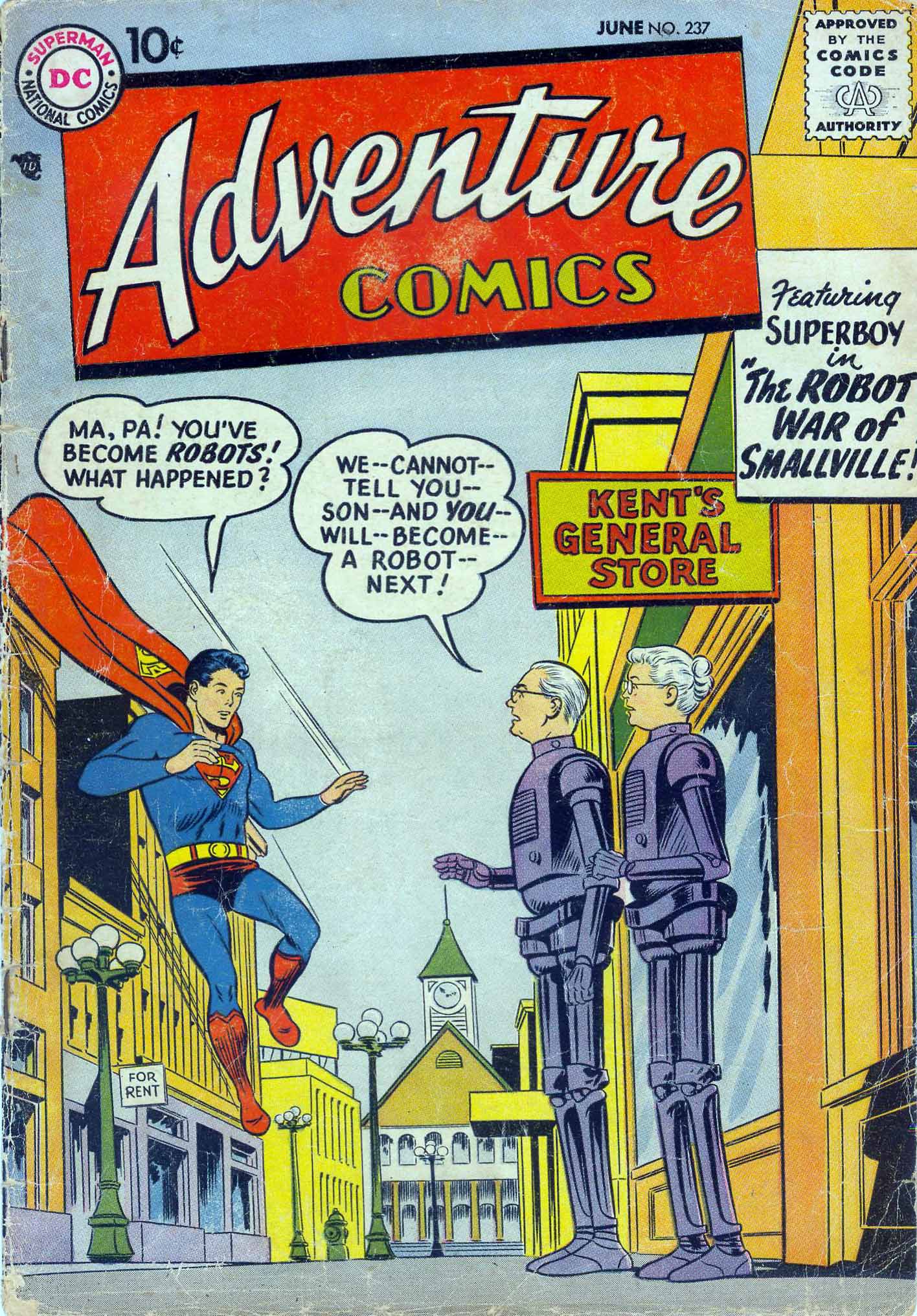 Adventure Comics #237 cover