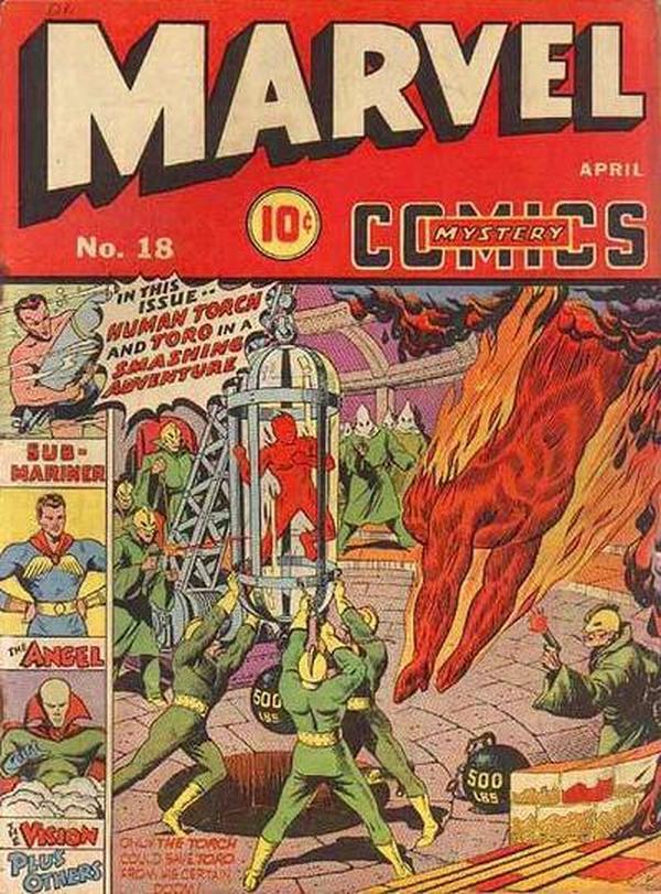 Marvel Mystery Comics #18 cover