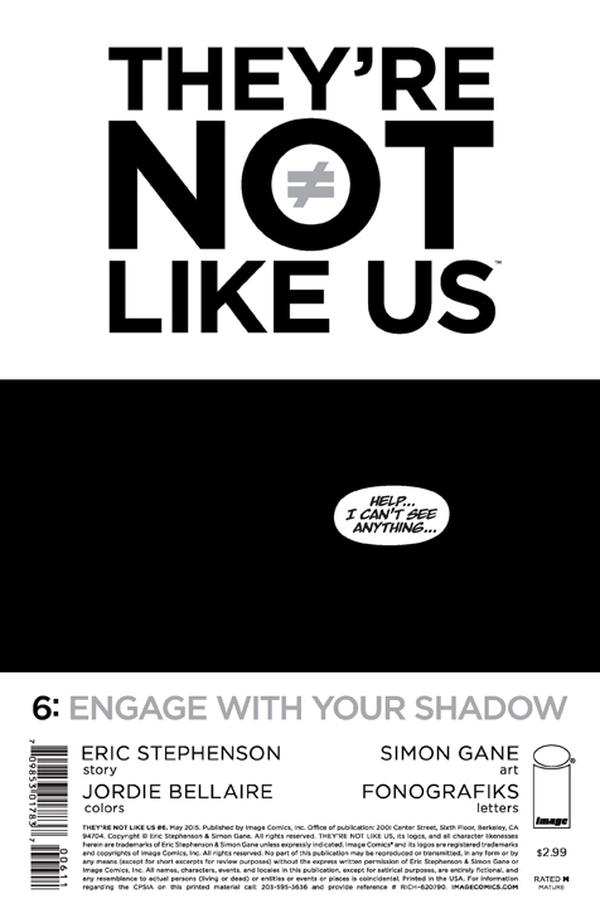 They're Not Like Us #6 cover