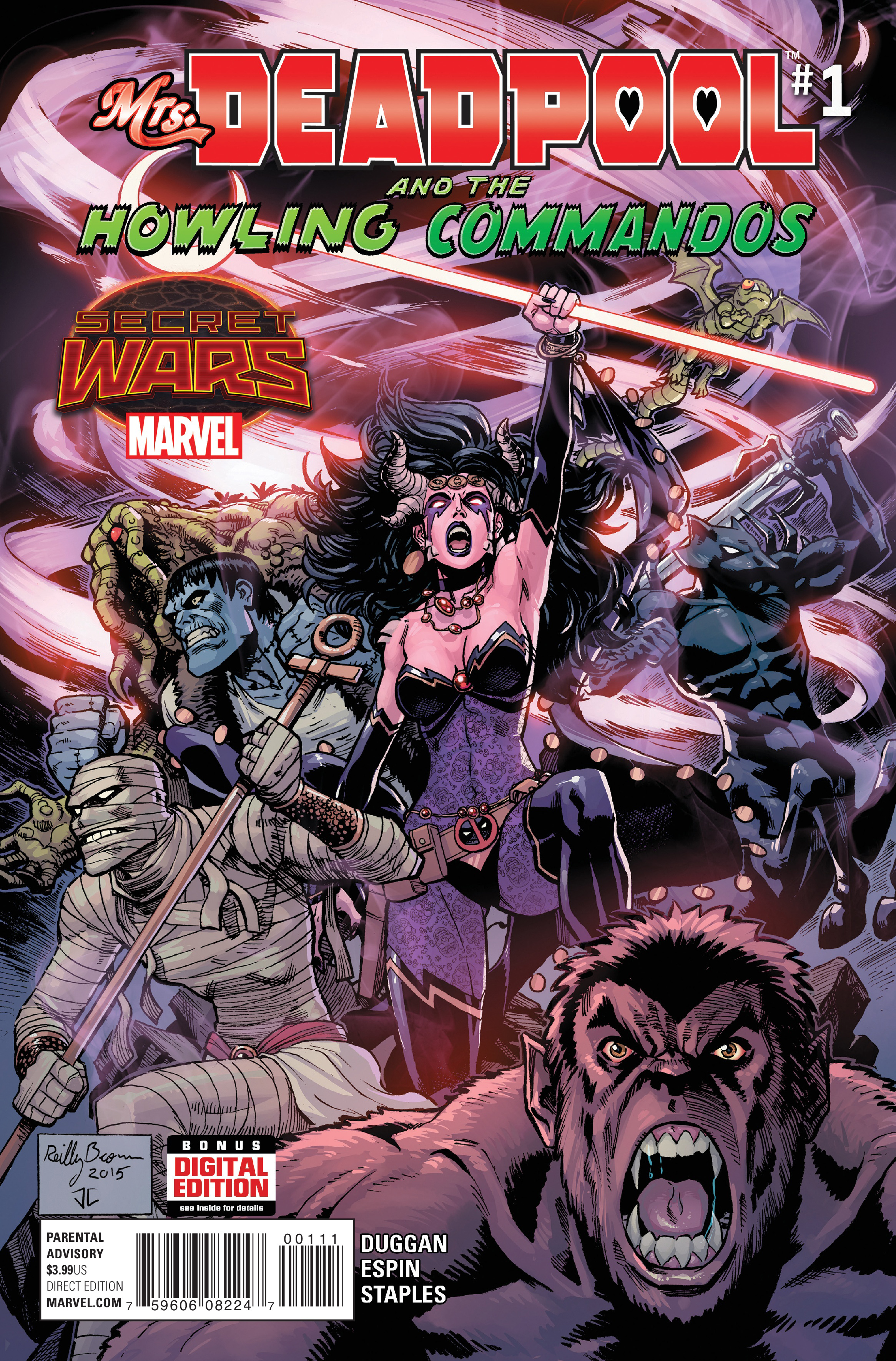 Mrs. Deadpool and the Howling Commandos #1 cover