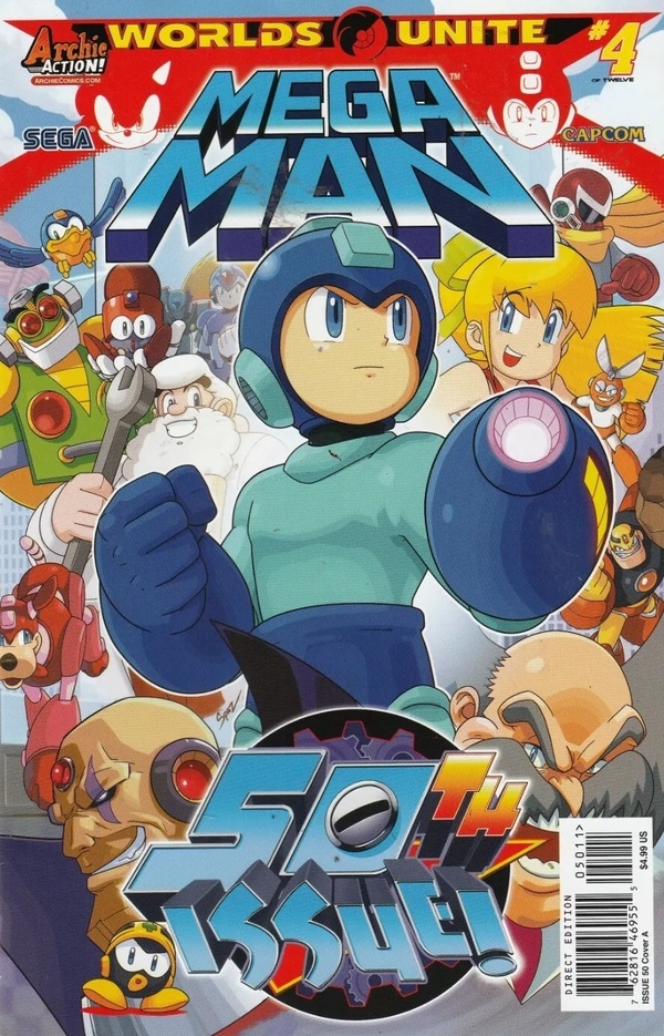 Mega Man #50 cover