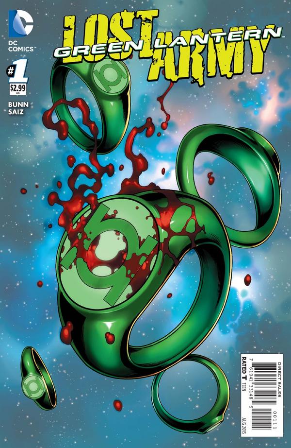 Green Lantern: Lost Army #1 cover