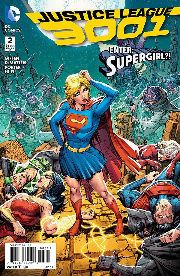 Justice League 3001 #2 cover