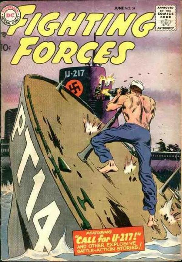 Our Fighting Forces #34 cover