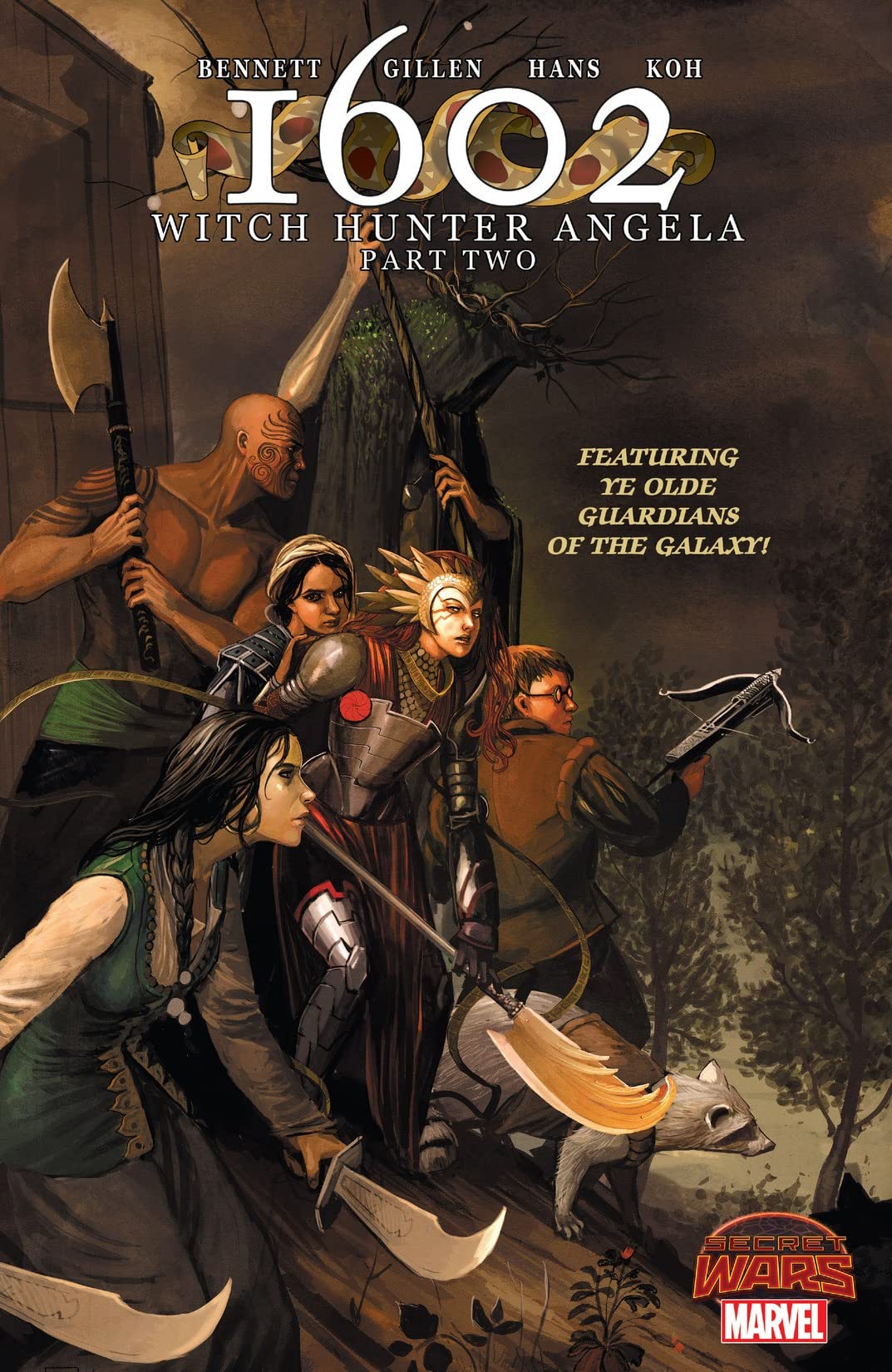1602: Witch Hunter Angela #2 cover