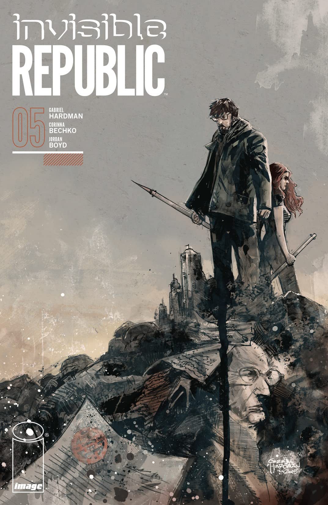Invisible Republic #5 cover