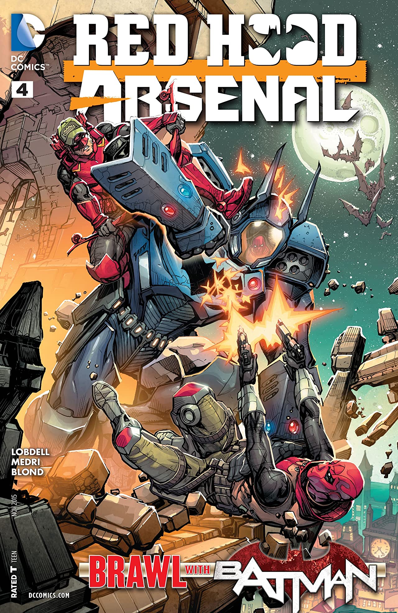 Red Hood / Arsenal #4 cover