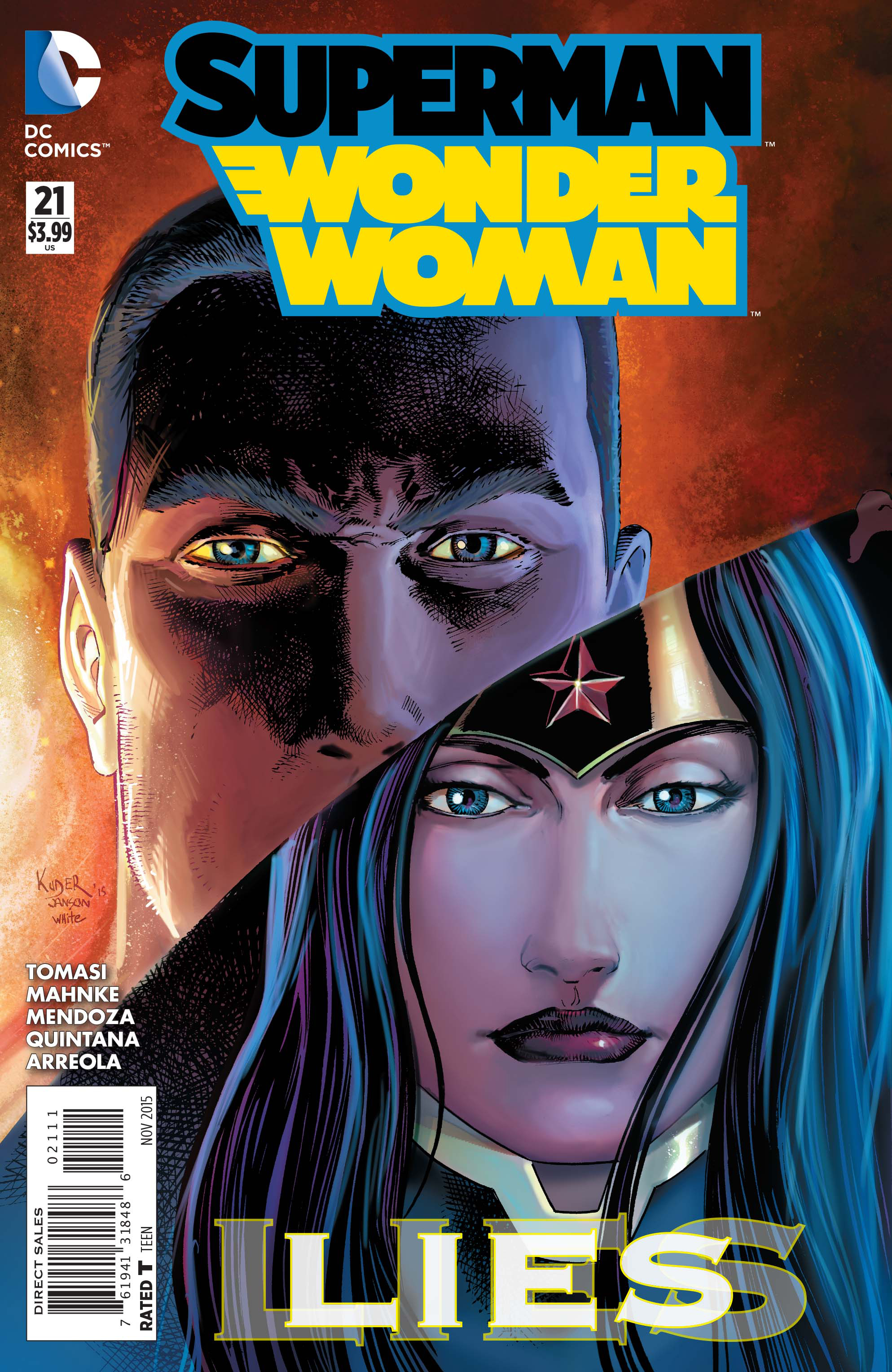 Superman / Wonder Woman #21 cover