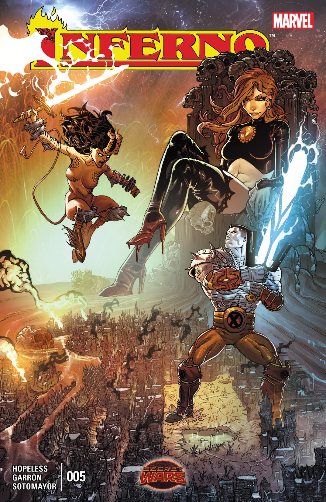Inferno #5 cover