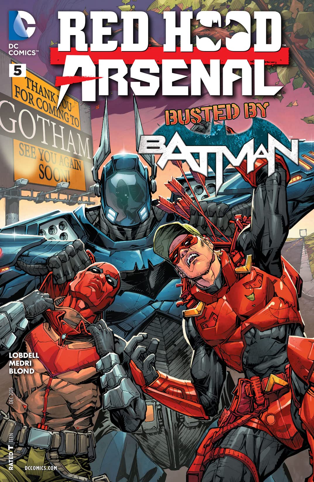 Red Hood / Arsenal #5 cover