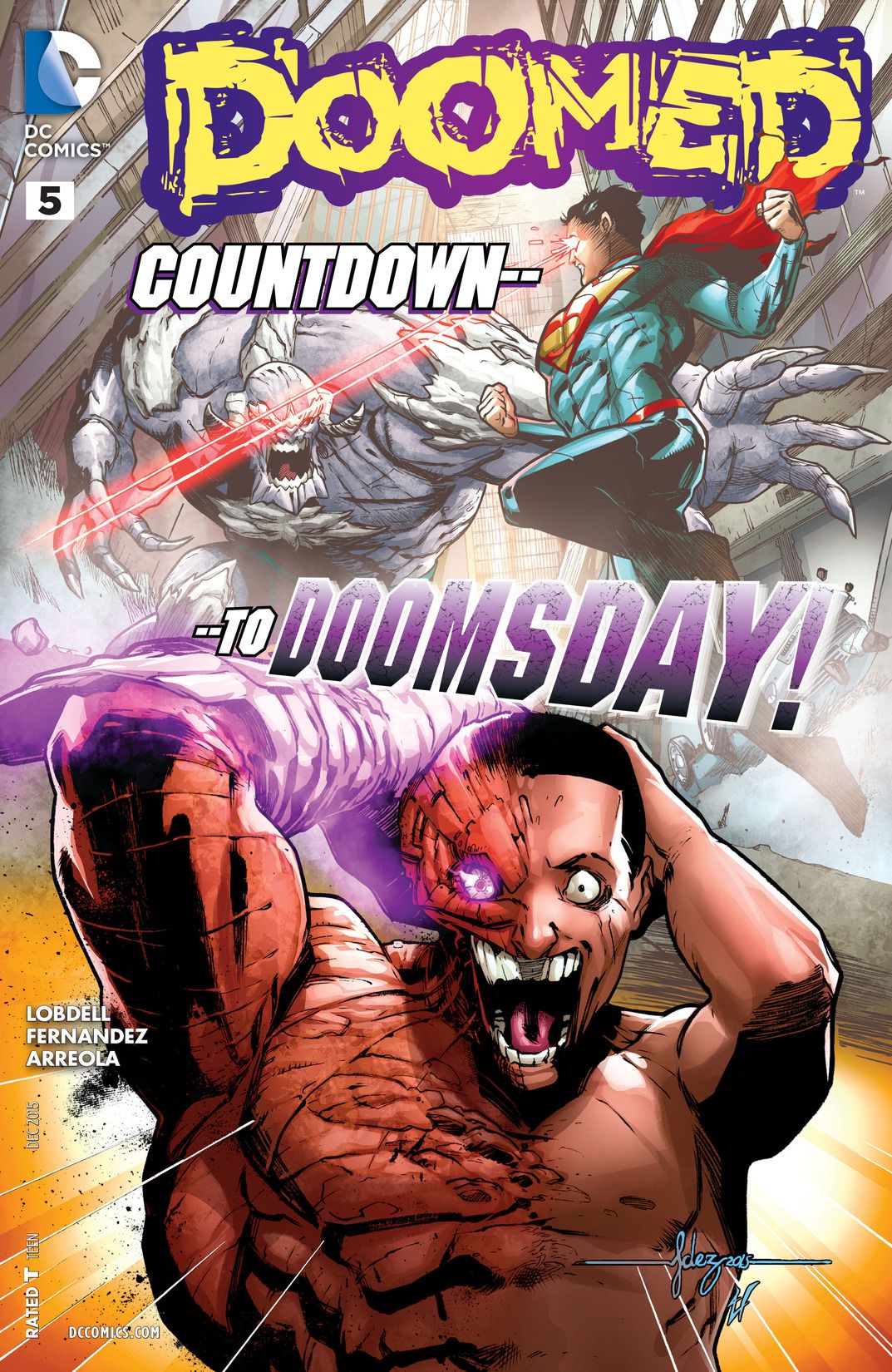 Doomed #5 cover