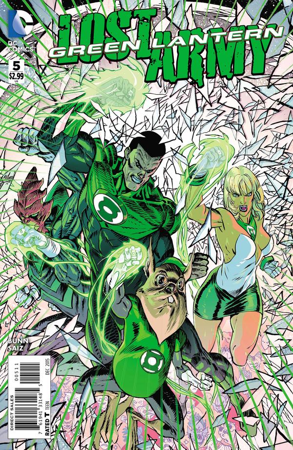 Green Lantern: Lost Army #5 cover