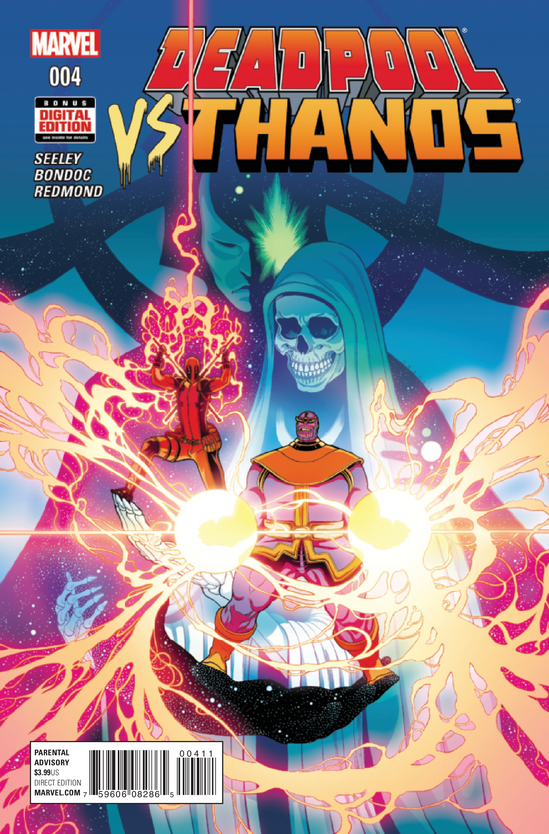Deadpool vs Thanos #4 cover