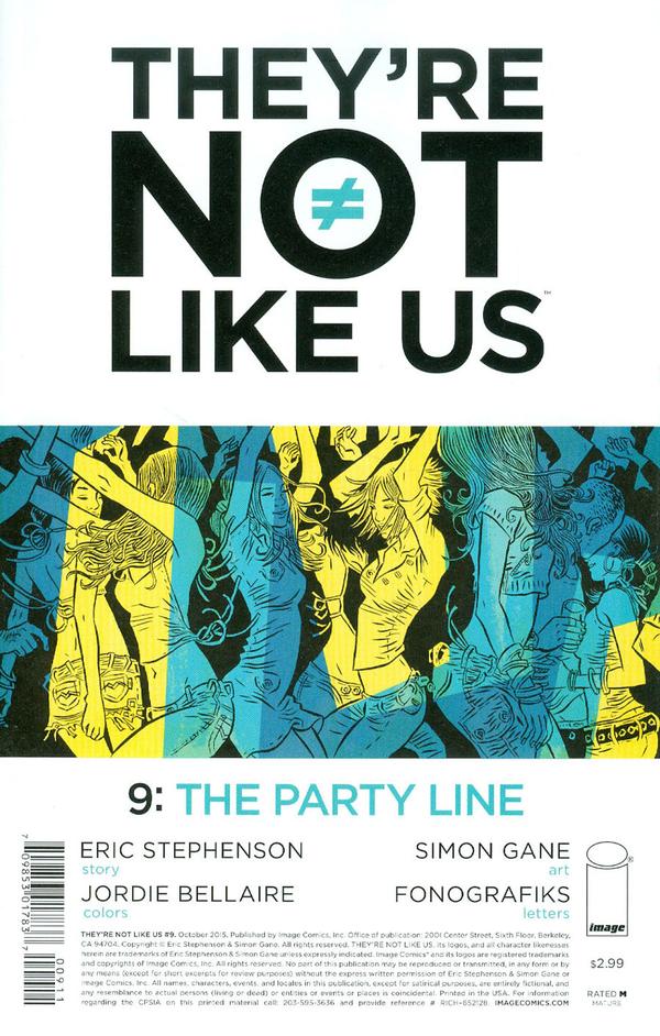 They're Not Like Us #9 cover