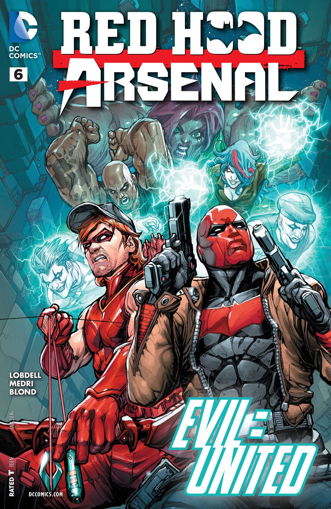 Red Hood / Arsenal #6 cover