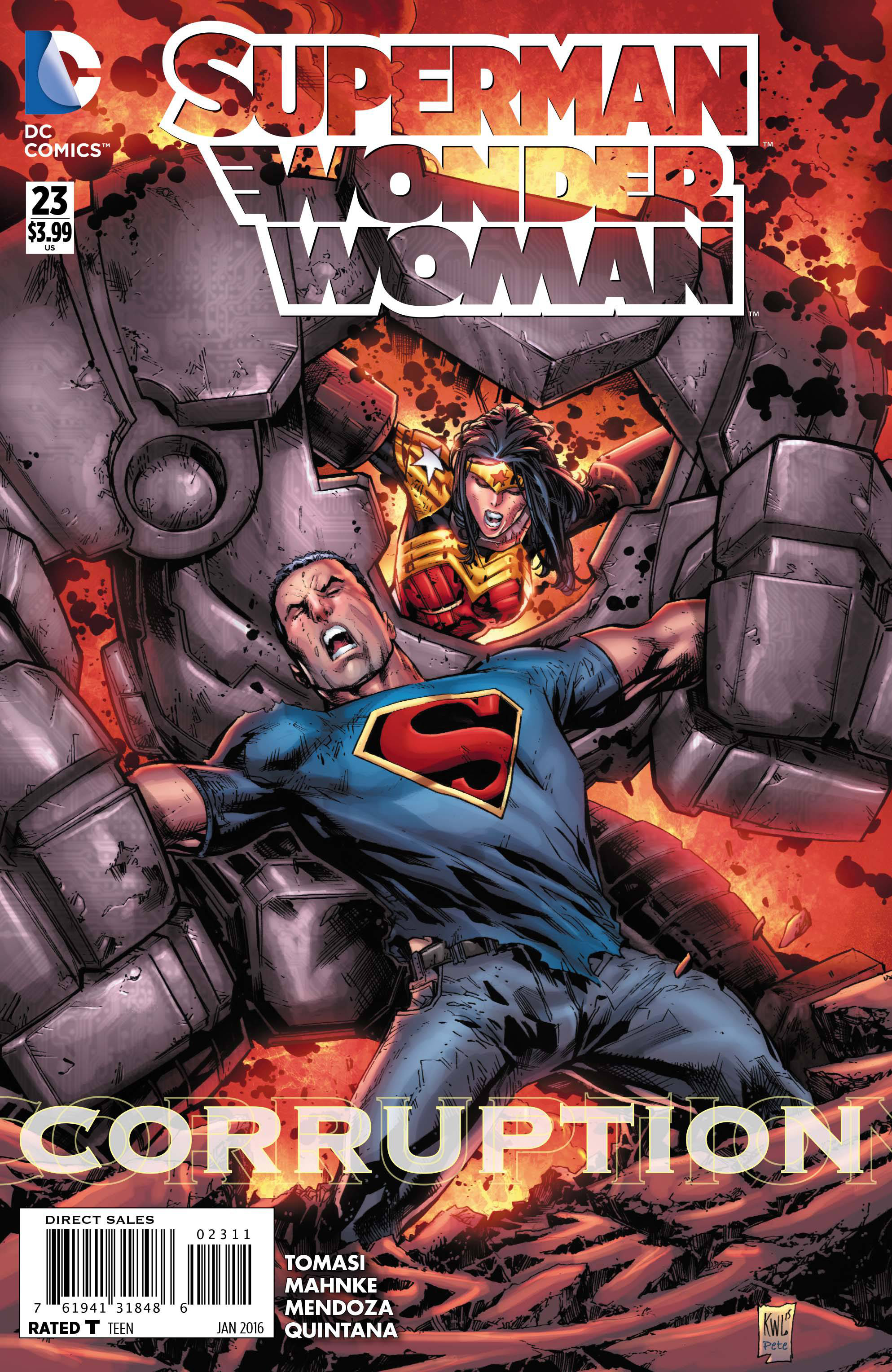 Superman / Wonder Woman #23 cover