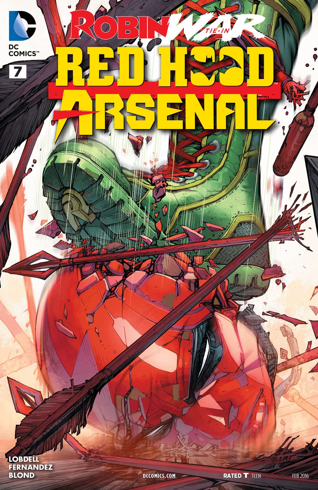 Red Hood / Arsenal #7 cover