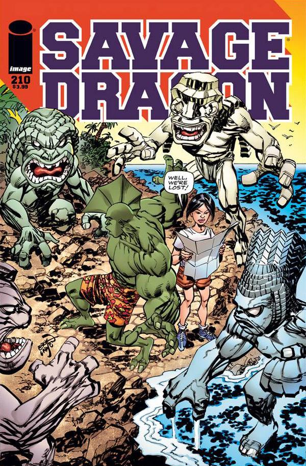 Savage Dragon #210 cover