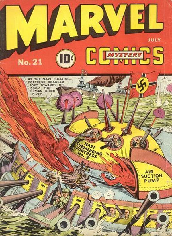 Marvel Mystery Comics #21 cover