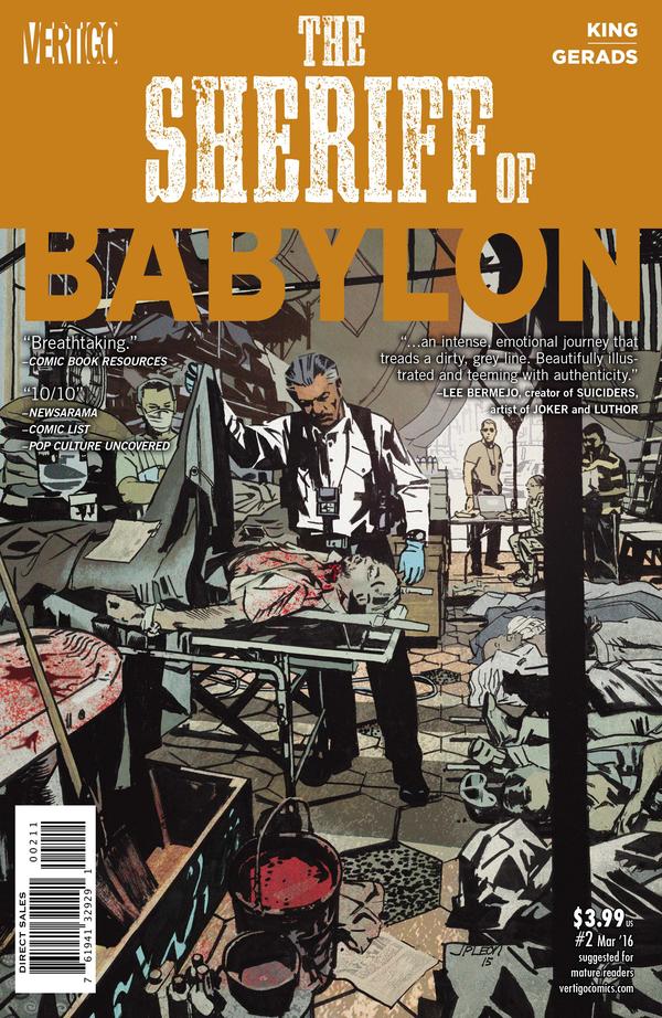 Sheriff of Babylon #2 cover