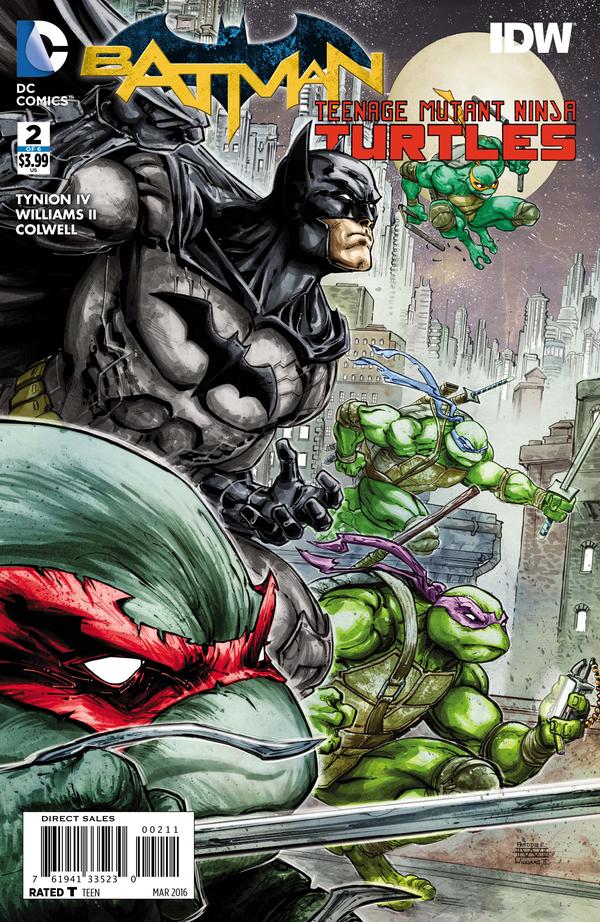 Batman / Teenage Mutant Ninja Turtles #2 cover
