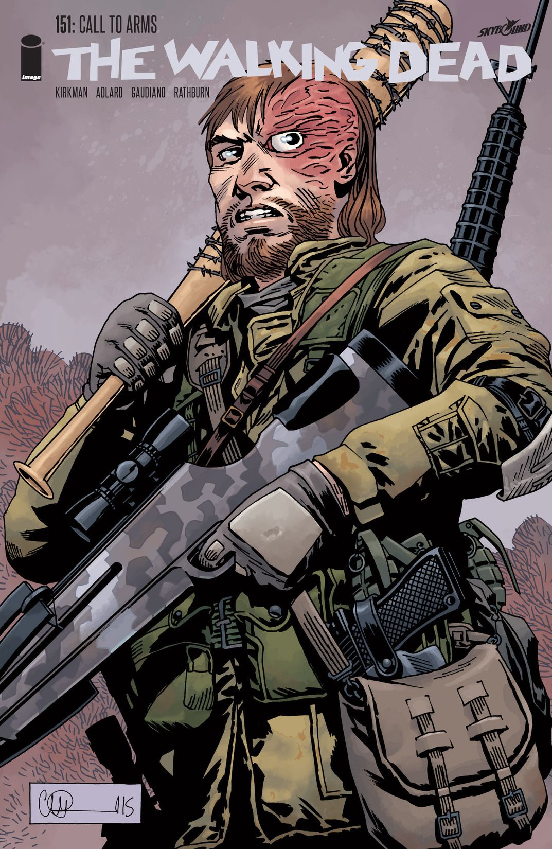 The Walking Dead #151 cover